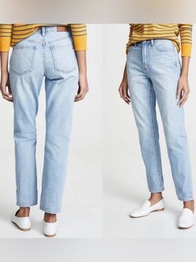 Madewell Light Wash Summer Jean - Blue